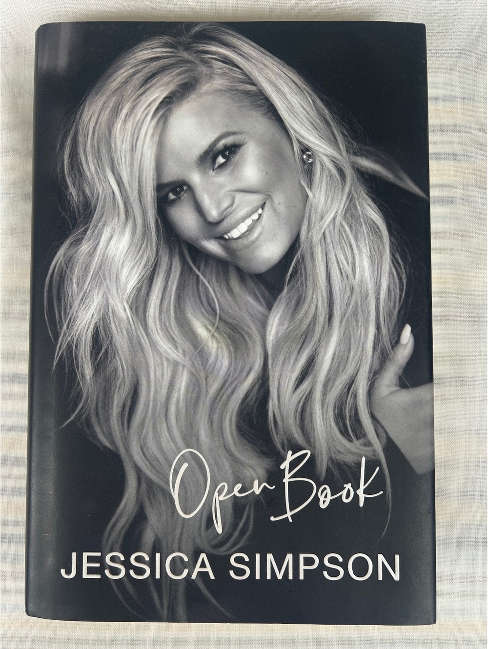 Jessica Simpson Open Book Hardcover Book